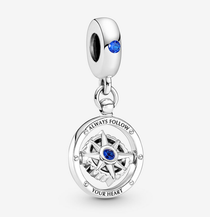 Pandora  Spinning Compass Dangle Charm Gift bag