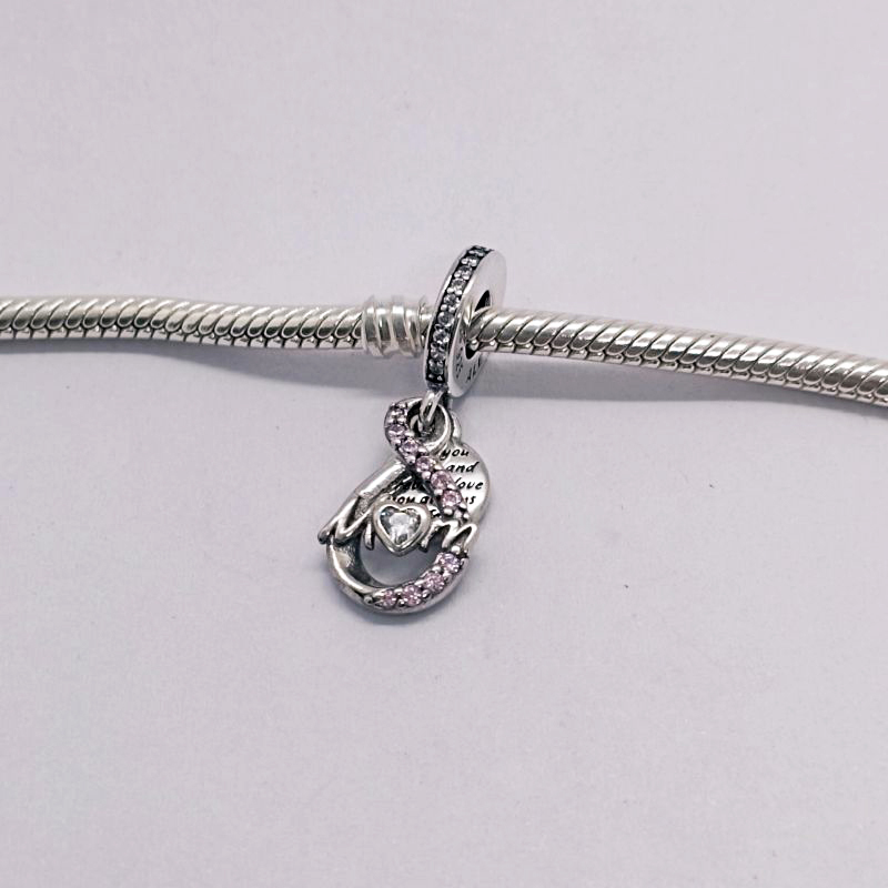 Pandora Mum Infinity Dangle Charm ALE S925 Gift bag