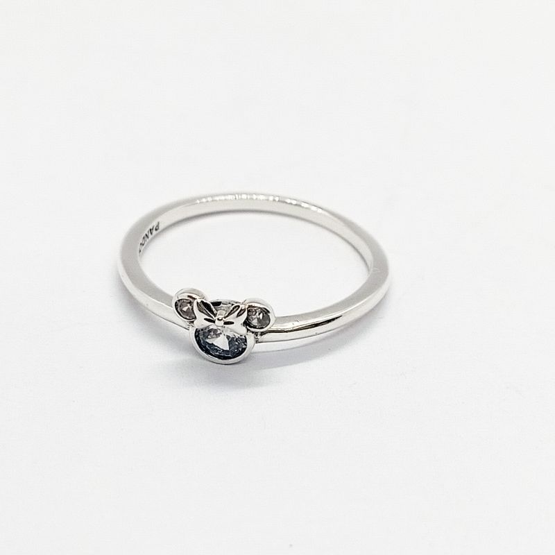 Pandora  Minnie Mouse Sparkling Head Ring ALE S925  Gift Bag