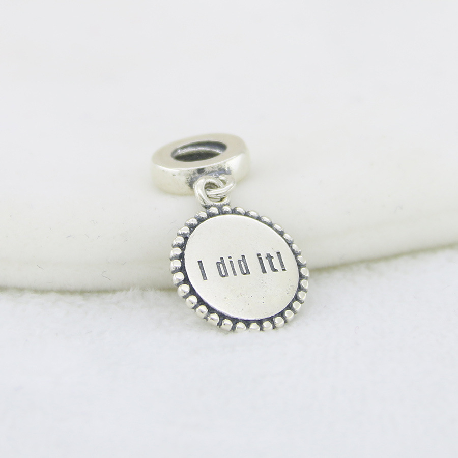 Pandora Charm "I Did It" Run  Park Pinks Exclusive Dangle Charm