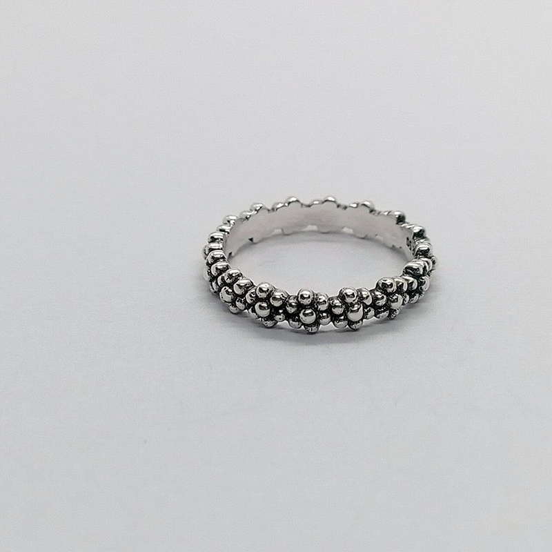 Pandora Small Bubble Stack Ring Size  Ale 925 Gift Bag