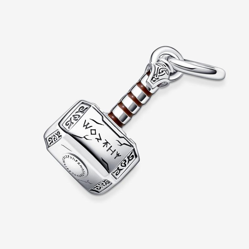 PANDORA 925 Marvel The Avengers Thor's Hammer Charm