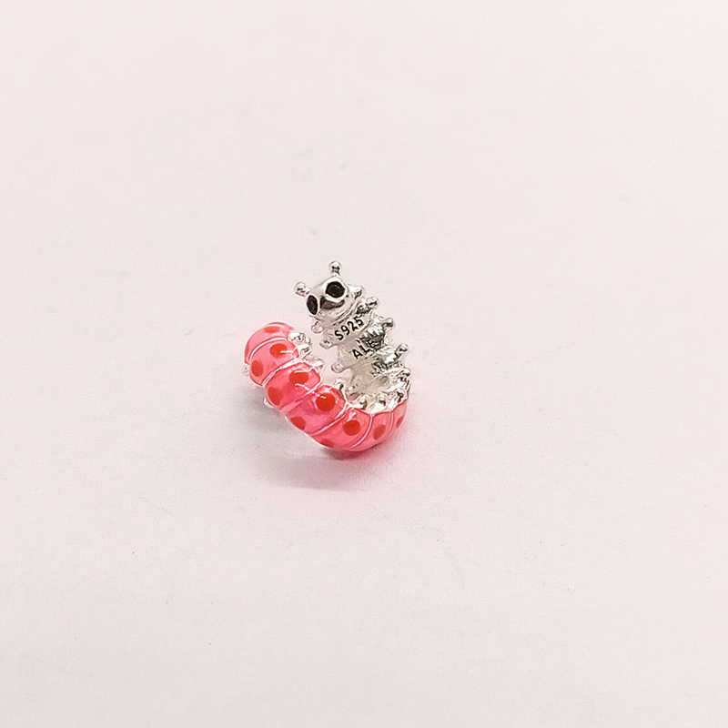 Suesse Eingerollte Raupe Charm PANDORA Charm