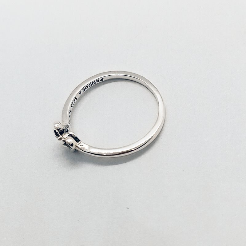 Pandora  Minnie Mouse Sparkling Head Ring ALE S925  Gift Bag