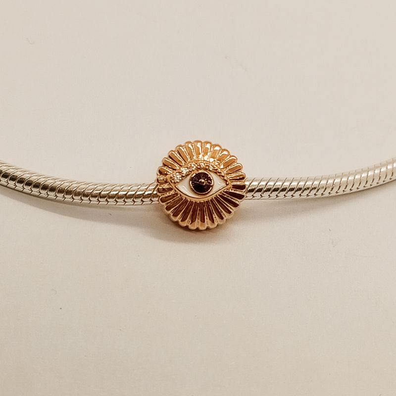Pandora Rose Gold Sparkling All-Seeing Eye Charm