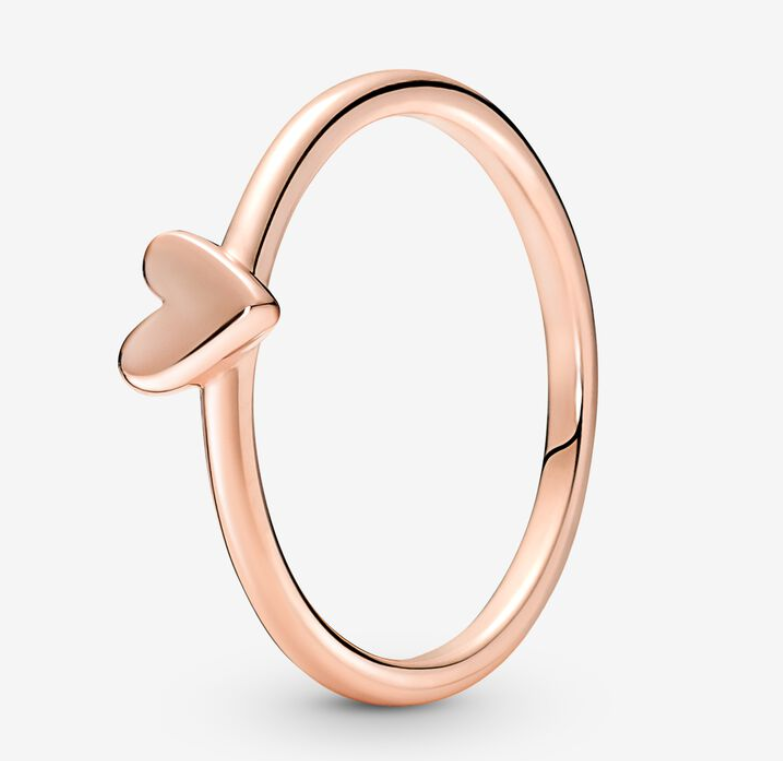 Pandora Freehand Heart Rose Ring