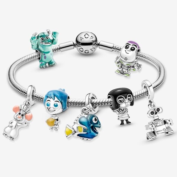 Pandora Moments Snake Chain Bracelet  CHARM  SET