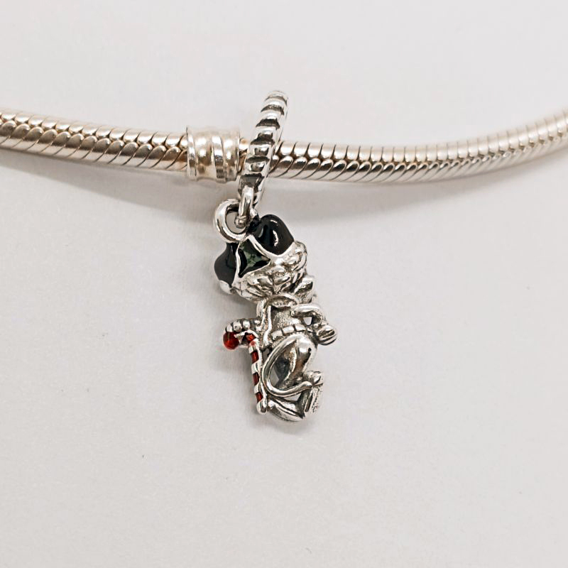 Pandora Christmas Sterling Silver Mickey Charm ALE S925