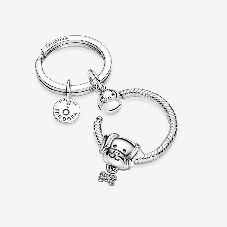 PANDORA  S925 Ale Compound Dog Keychain