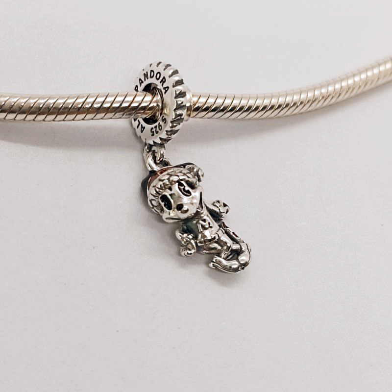 Pandora Christmas Sterling Silver Mickey Charm ALE S925