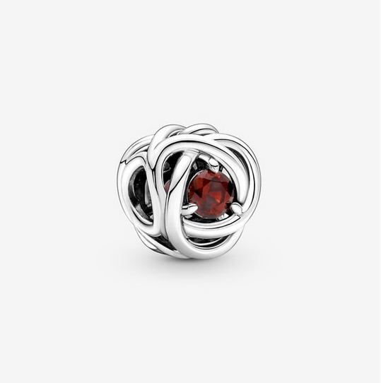 Pandora  January Birthstone Trio Set Charm Earrings RING ALE S92