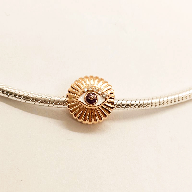 Pandora Rose Gold Sparkling All-Seeing Eye Charm