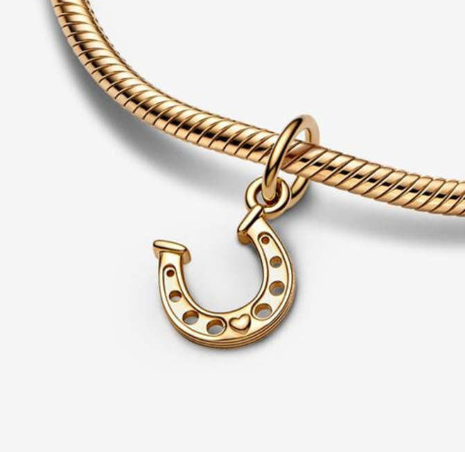 Pandora Lucky Horseshoe Dangle Charm