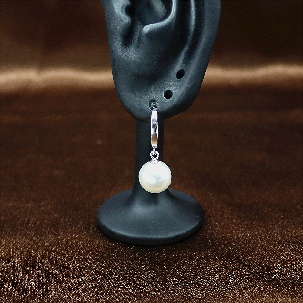 S925 Sterling Silver Pearl Shell Earrings – Pearl Studs and Dangle Earrings