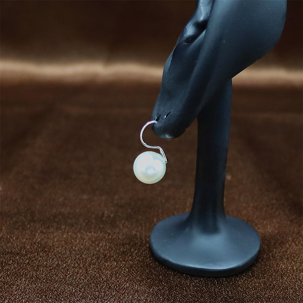 S925 Sterling Silver Pearl Earrings with Shell – Perfect Gift for Mom