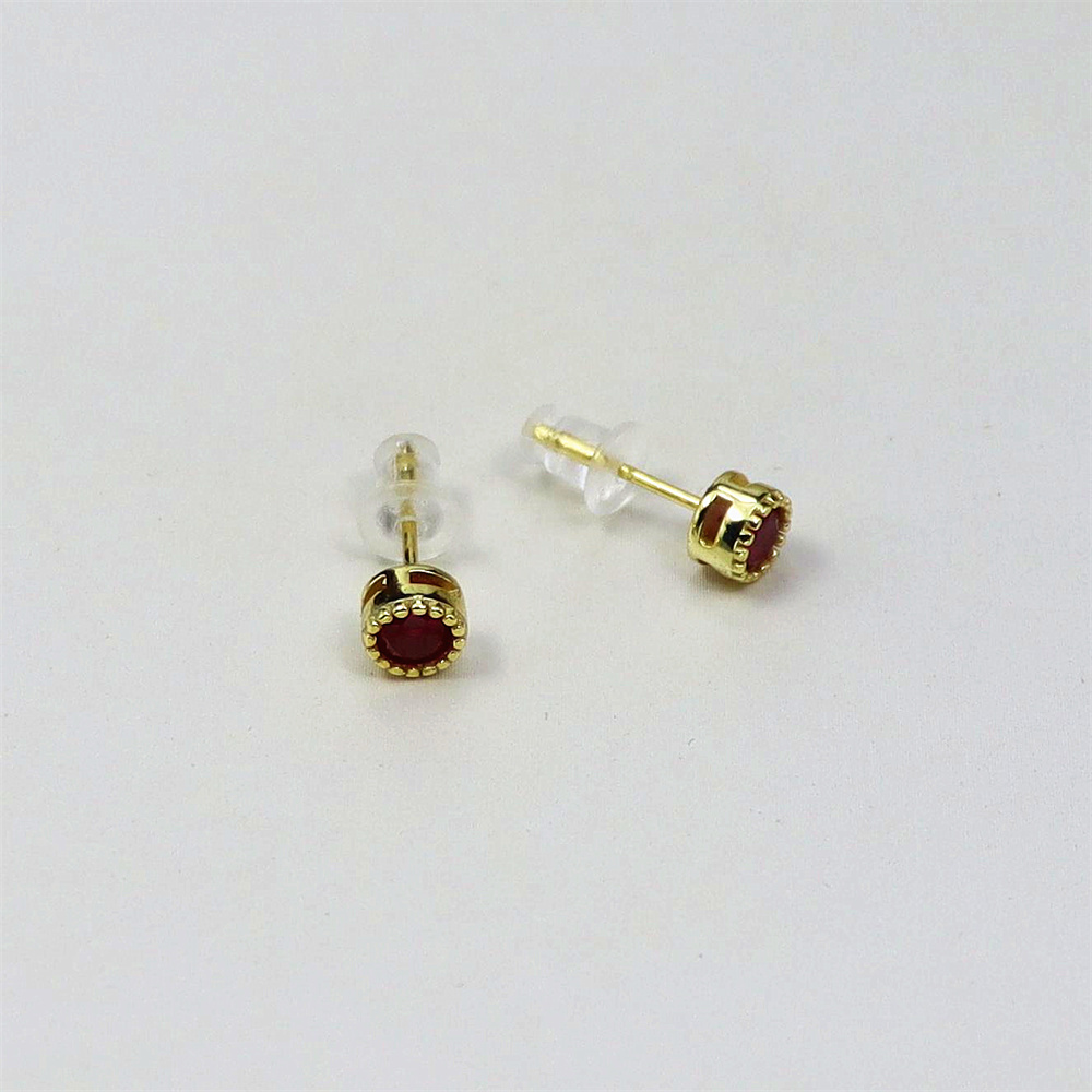S925 Sterling Silver Minimalist Single Zirconia Stud Earrings