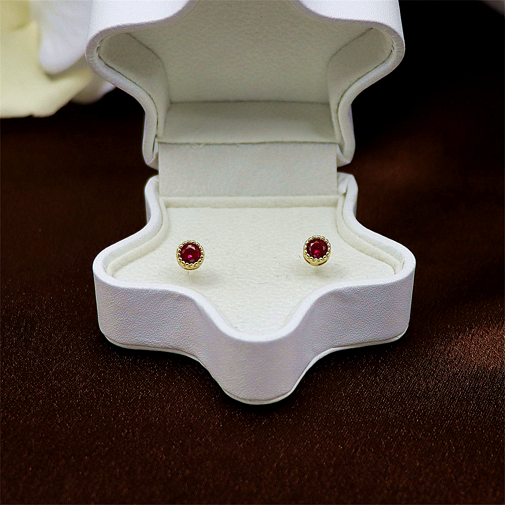 S925 Sterling Silver Minimalist Single Zirconia Stud Earrings