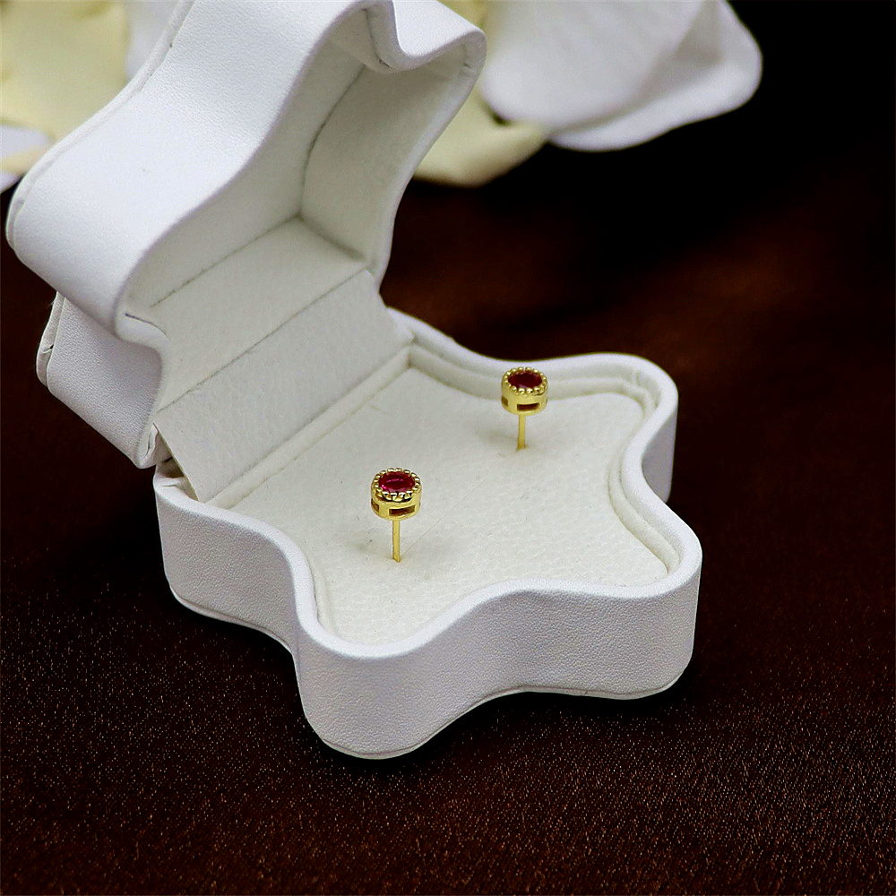 S925 Sterling Silver Minimalist Single Zirconia Stud Earrings