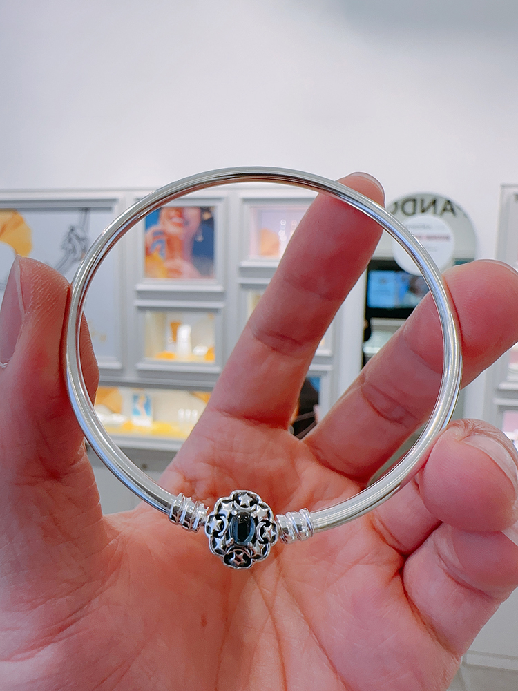PANDORA 925  Aladdin Princess Jasmine Bangle Bracelet