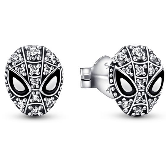 Pandora Marvel Spider-Man Mask Pavé korvakorut Earring