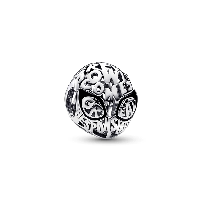 Pandora Marvel Spider-Man Mask Hela Charm  AEL S925