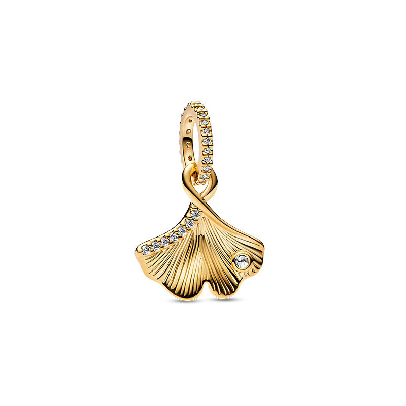 Pandora Sterling Silver Gingko Leaf Dangle Charm