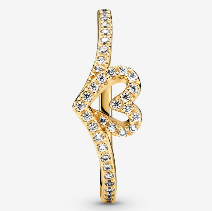 Pandora Timeless Wish Sparkling Heart Ring