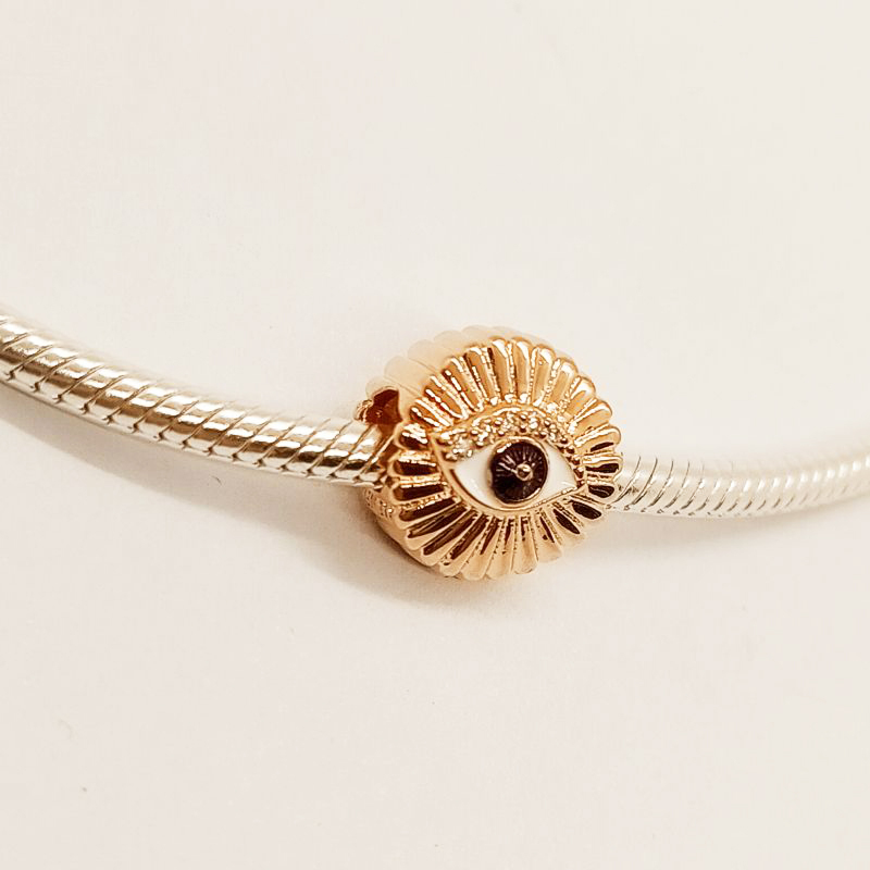 Pandora Rose Gold Sparkling All-Seeing Eye Charm