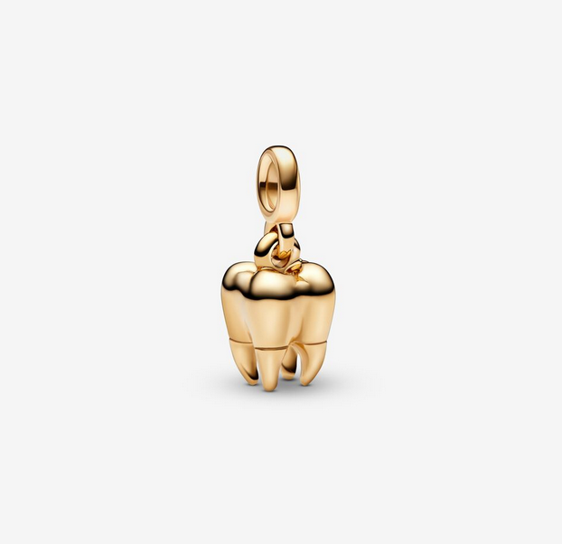 Pandora ME Tooth Mini Dangle Gold