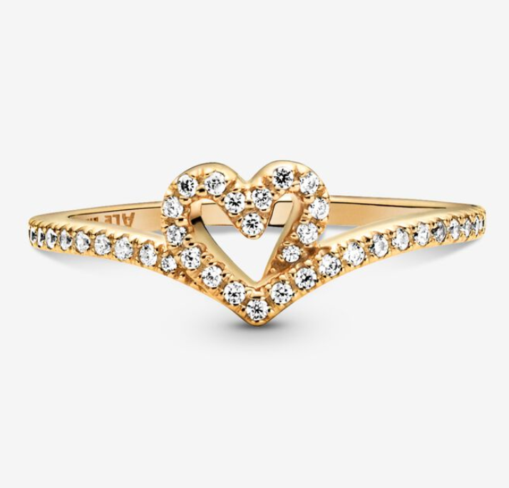 Pandora Timeless Wish Sparkling Heart Ring