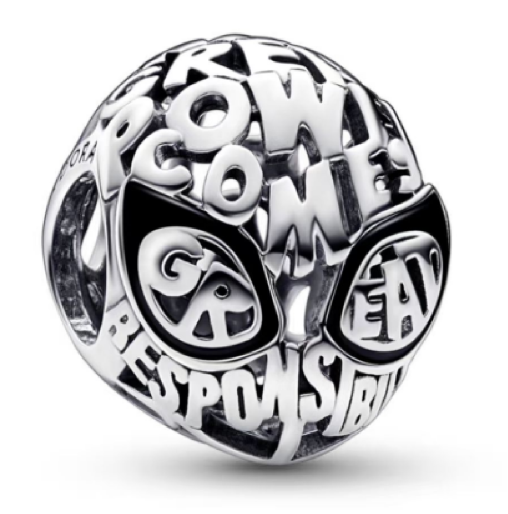 Pandora Marvel Spider-Man Mask Hela Charm  AEL S925