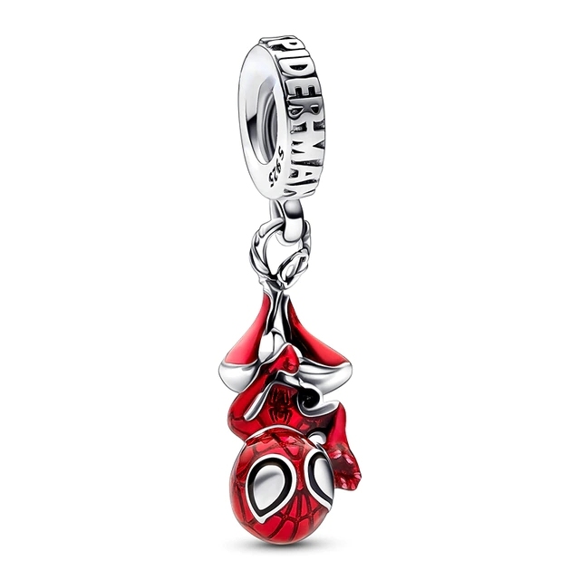 Pandora Marvel Hanging Spider-Man Riipushela Charm AEL