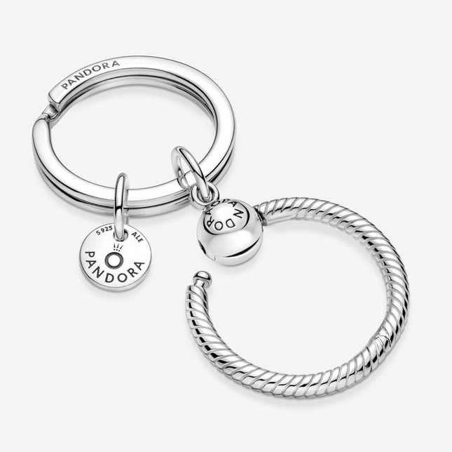 Pandora Pixar Finding Nemo Dangle Moments Charm Key Ring Set  ALE S925