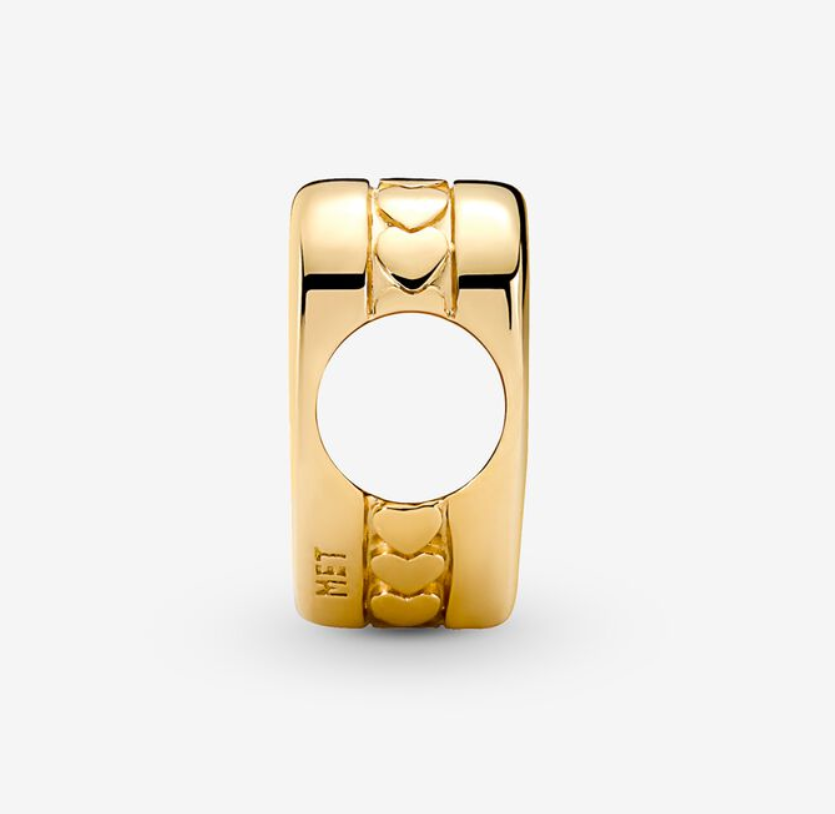 Pandora Moments Gold Heart Charm