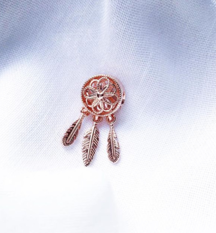 PANDORA Jewellery Charm Dreamcatcher Rose Gold
