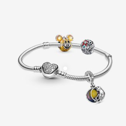Pandora Pumpkin Nightmare Before Christmas Halloween Charms Bracelet Set