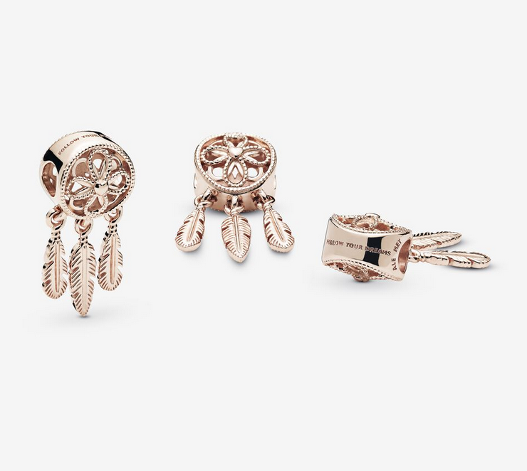 PANDORA Jewellery Charm Dreamcatcher Rose Gold