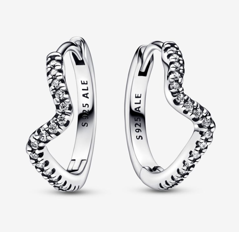 Pandora Timeless Sparkling Wave korvakorut