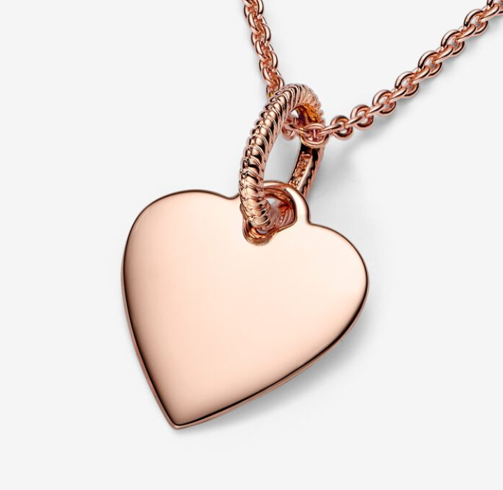 Pandora Moments Engravable Heart Tag Pendant riipus