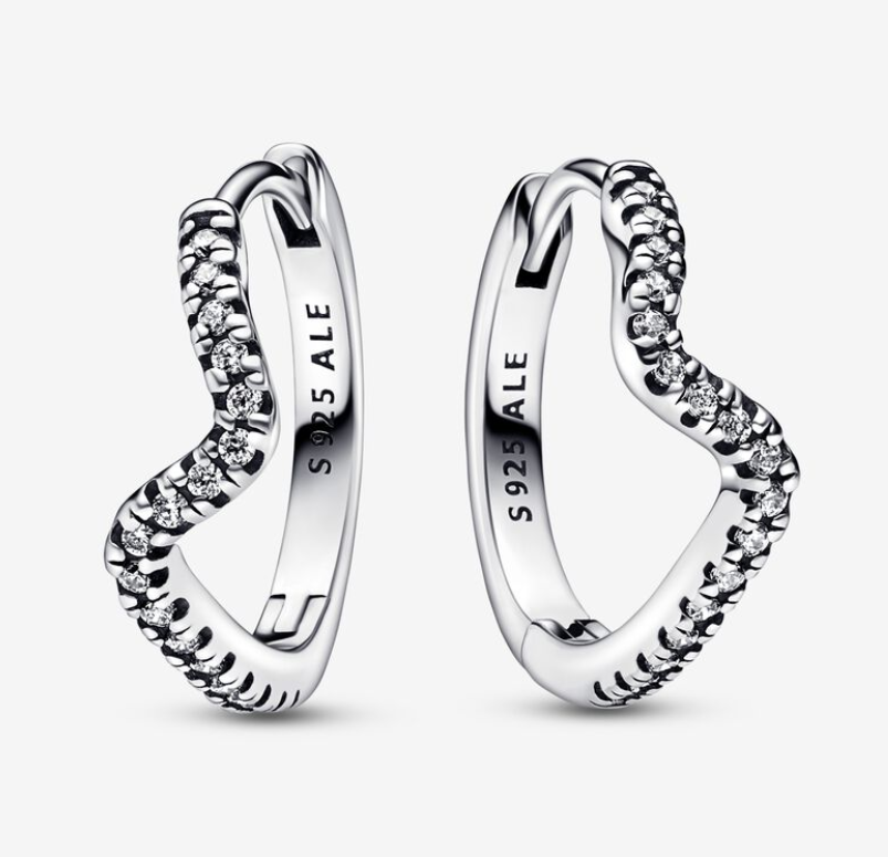 Pandora Timeless Sparkling Wave korvakorut