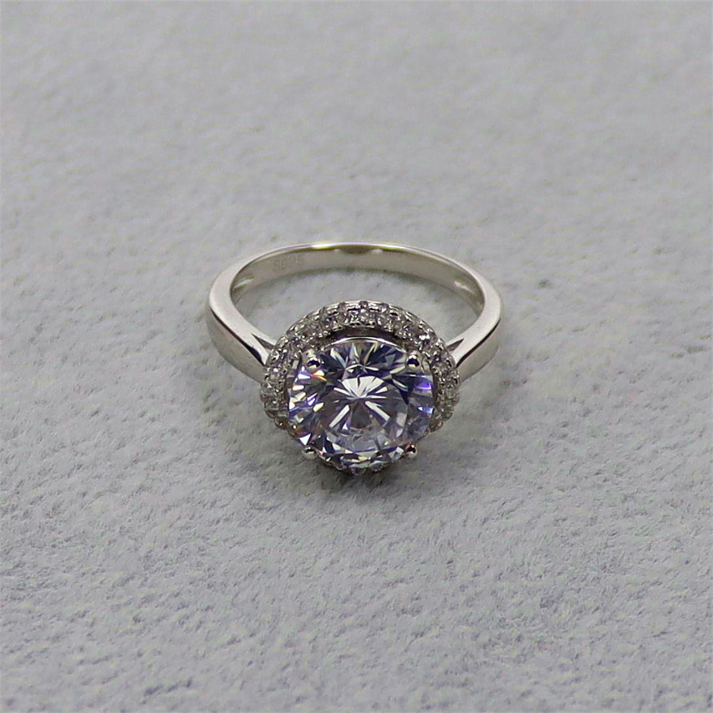 S925 Sterling Silver Vintage Hollow Carved Ring
