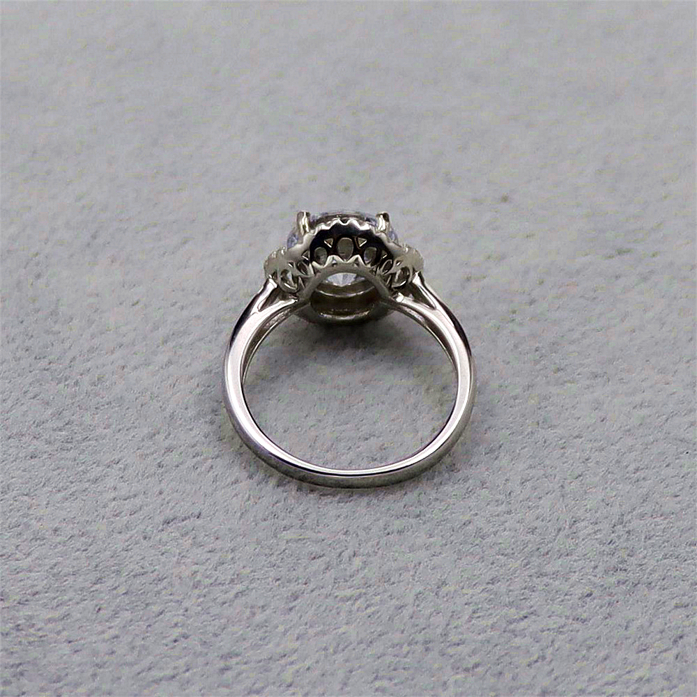 S925 Sterling Silver Vintage Hollow Carved Ring