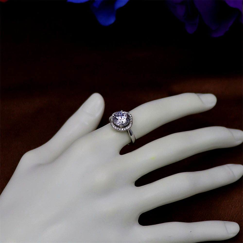 S925 Sterling Silver Vintage Hollow Carved Ring