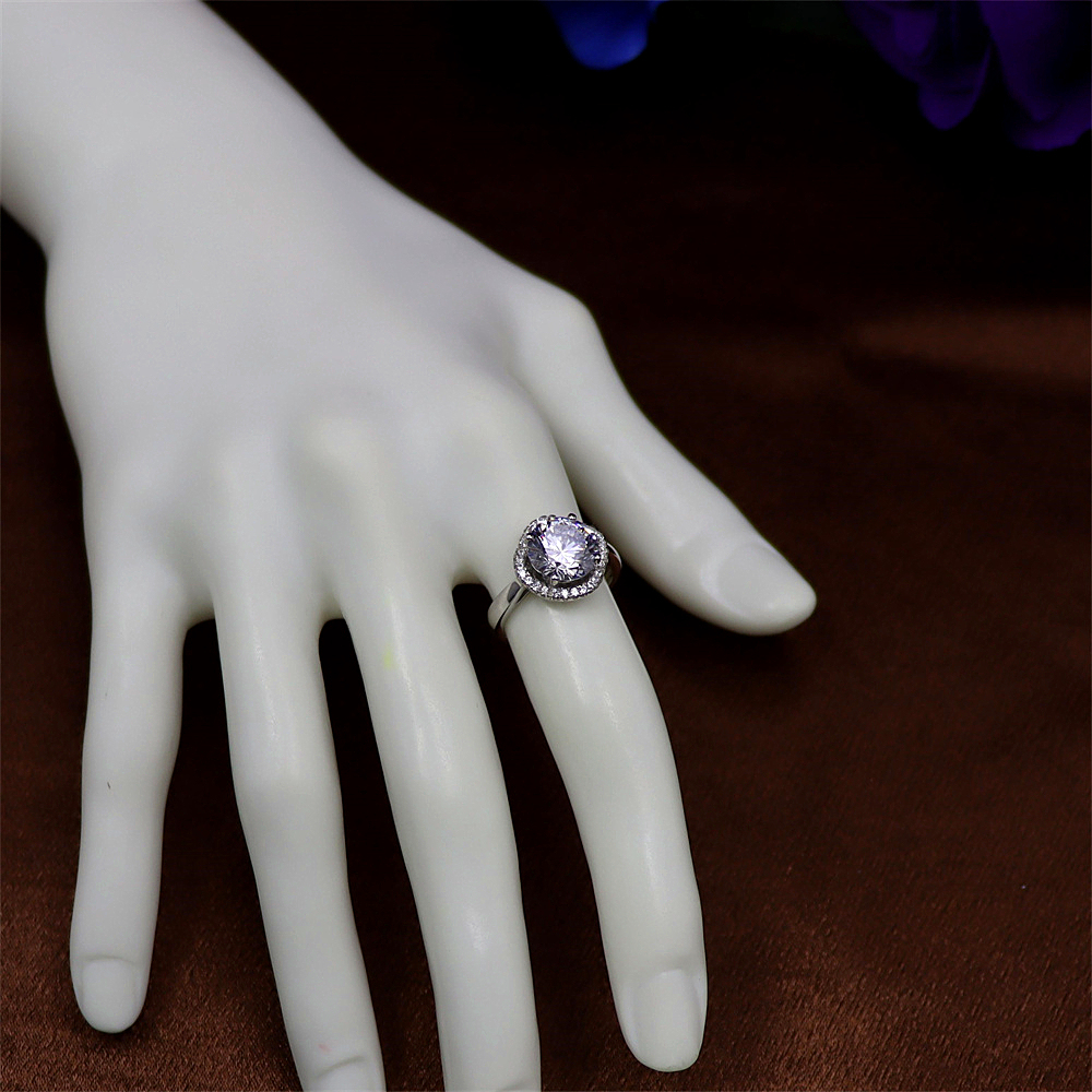 S925 Sterling Silver Vintage Hollow Carved Ring