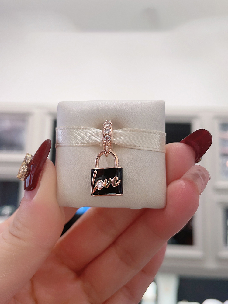 Pandora Rose Gold Love Padlock Dangle Charm