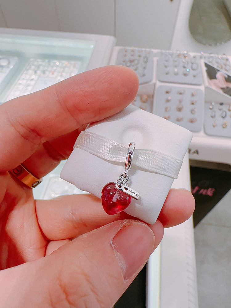 925 Silver Murano Glass Charm Pendant Love Potion by PANDORA