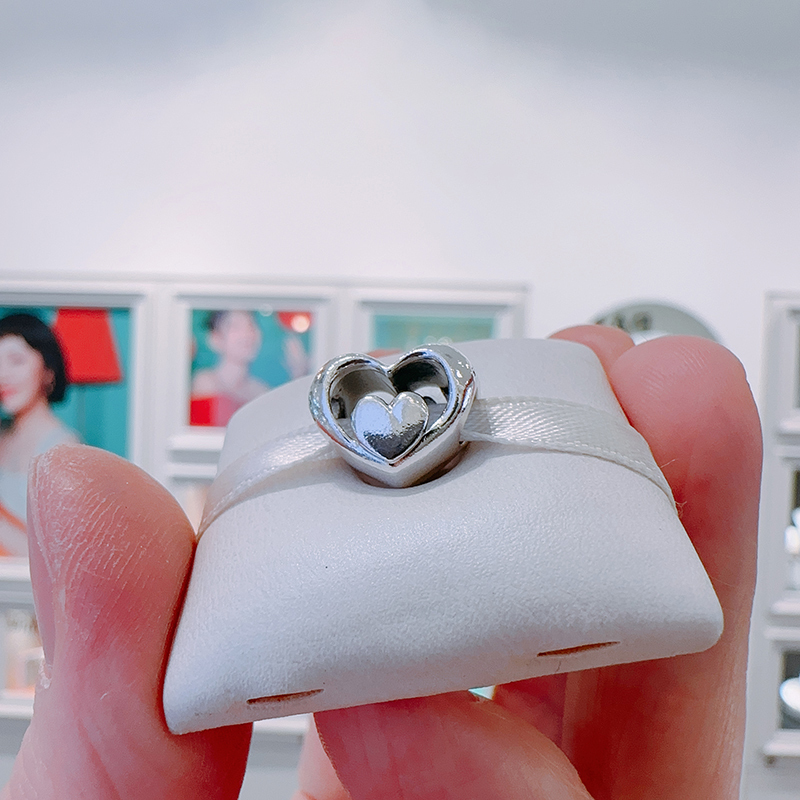 Pandora Moments Openwork Heart & Script hela