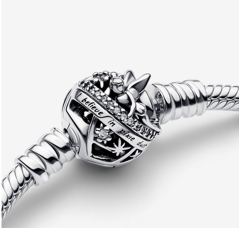 PANDORA 925 Tinker Bell Chain Charm Bracelet