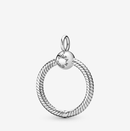 PANDORA  PANDORA March Birthstone Eternity Circle O Pendant Earrings Set