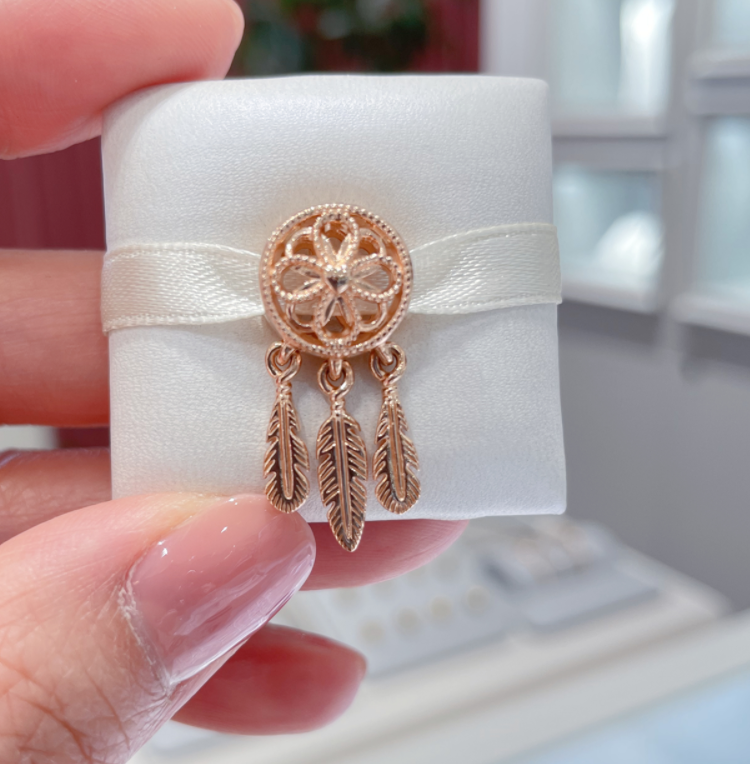 PANDORA Jewellery Charm Dreamcatcher Rose Gold